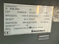 2018 - jungheinrich - ezs-350-a-ftf - takelwagen - afbeelding 5 van  5