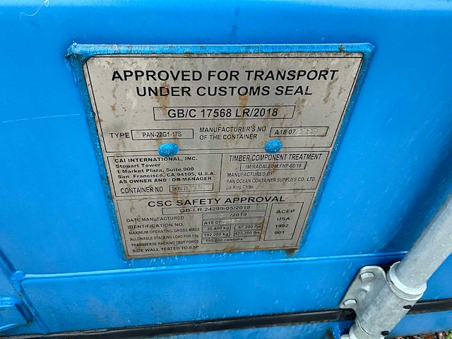 2018 16 ft zeecontainer - afbeelding 5 van  13