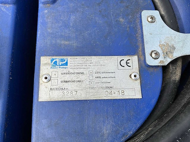 2018 adam pumps 220ltr dieseltank - afbeelding 3 van  11
