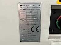 2018 akira-seiki performa v4.5 xp 4-assig bewerkingscentrum - afbeelding 3 van  9