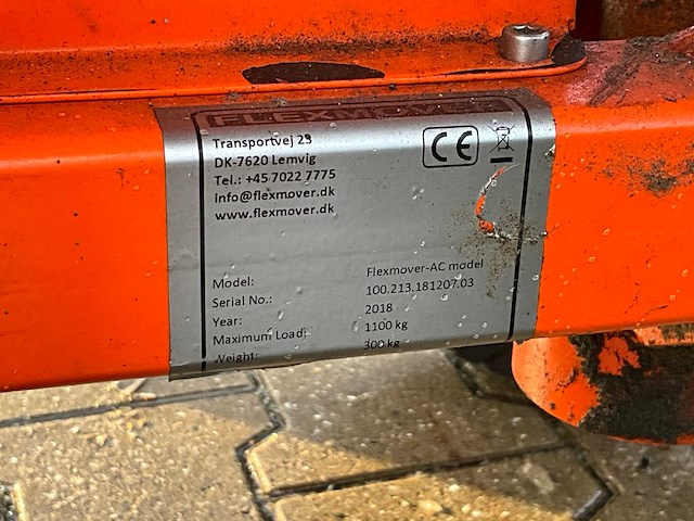 2018 al-lift flexmover powermover trolley - afbeelding 9 van  9