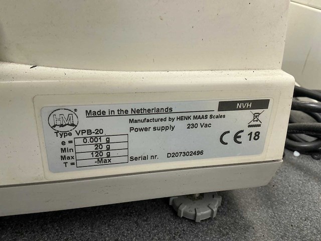 2018 allscales vpb-20 vochtbepalingsbalans - afbeelding 3 van  7