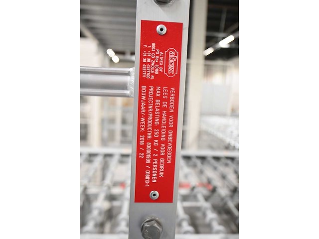 2018 altrex aluminium werkplatform - afbeelding 7 van  10