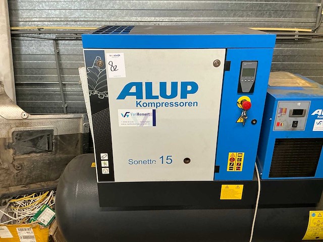 2018 alup sonetto 15+ schroefcompressor - afbeelding 6 van  10