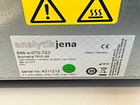 2018 analytik jena biometra trio 48 multiblok pcr thermische cycler - afbeelding 7 van  8