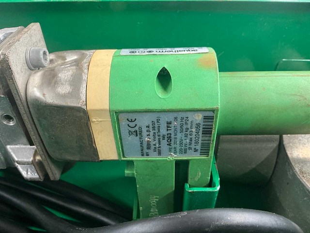 2018 aquatherm aq63 tfe moflasapparaat - afbeelding 3 van  4
