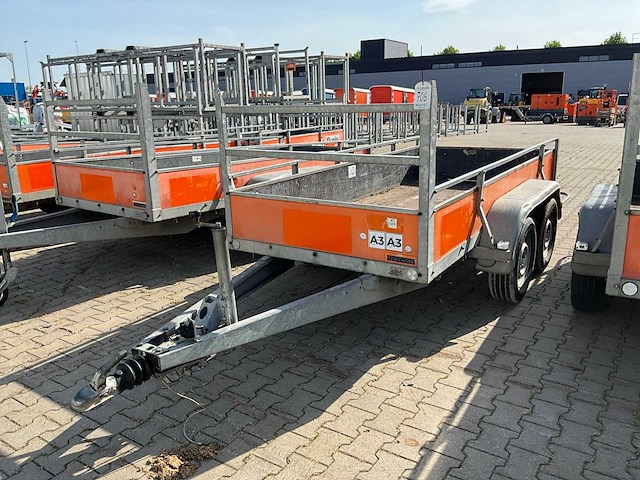 2018 atec eb2 2-1 dubbelas aanhangwagen - afbeelding 1 van  16