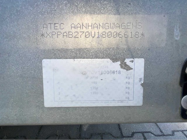 2018 atec q2-2 auto transporter aanhangwagen - afbeelding 16 van  23