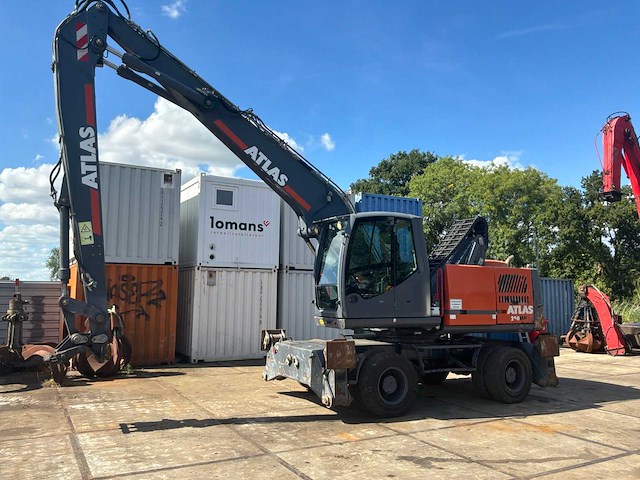 2018 atlas 250 mh banden graafmachine - afbeelding 1 van  16