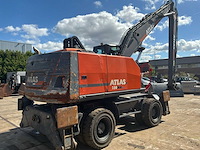 2018 atlas 250 mh banden graafmachine - afbeelding 12 van  16