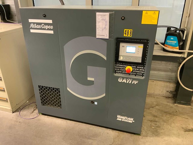 2018 atlas copco ga ii ff schroefcompressor - afbeelding 5 van  6