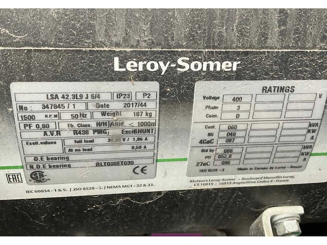 2018 atlas copco qas 60 st3 stroom aggregaat - afbeelding 7 van  16