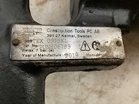 2018 atlas copco tex 09 pskl pneumatische breekhamer - afbeelding 3 van  4
