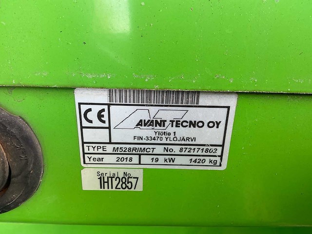2018 avant m528 shovel - afbeelding 25 van  31