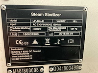 2018 b-autoclaaf sense lf18le instrumenten steriliseer appararaat - afbeelding 6 van  6