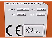 2018 barreto 30sg boomstronkhakselaar - afbeelding 14 van  21