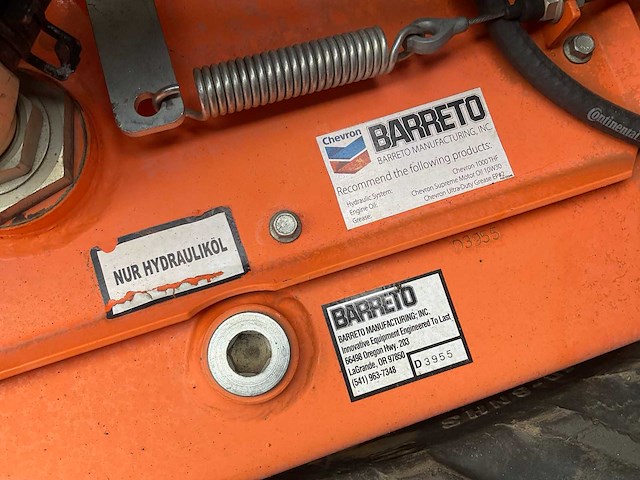 2018 barretto 1324 sleuvengraafmachine - afbeelding 6 van  12