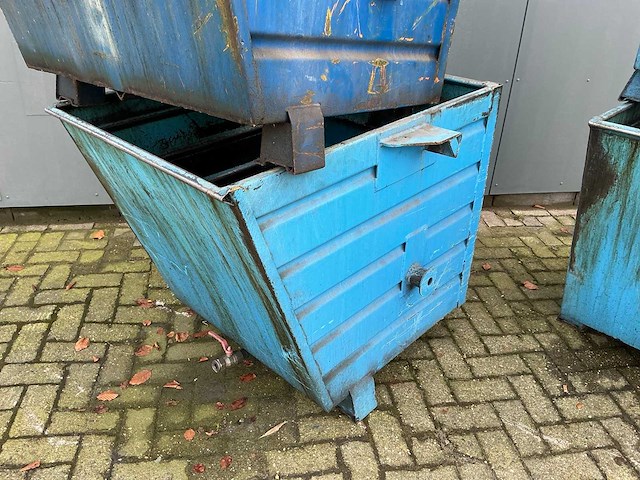 2018 bauer bss55 / bsk 55 kiepbare afvalcontainer (4x) - afbeelding 2 van  4