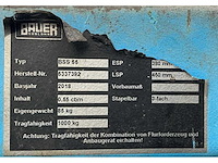 2018 bauer bss55 kiepbare afvalcontainer (4x) - afbeelding 4 van  4