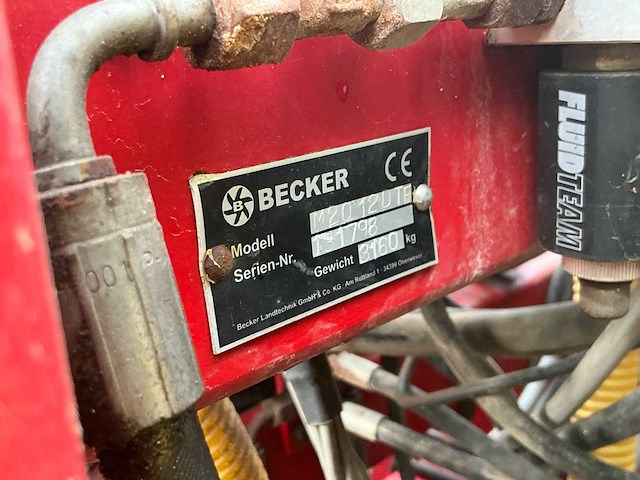 2018 becker e-motion 2012dte precisiezaaimachine - afbeelding 12 van  31