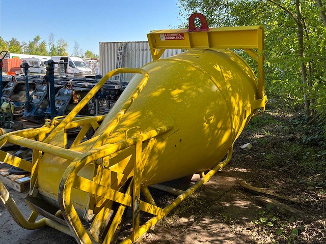2018 beco kub3000lr betonkubel - afbeelding 2 van  6