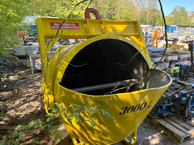 2018 beco kub3000lr betonkubel - afbeelding 5 van  6
