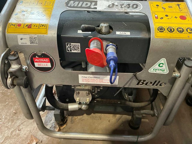 2018 belle hpp220 midi 20-140 hydraulisch pompaggregaat - afbeelding 6 van  8
