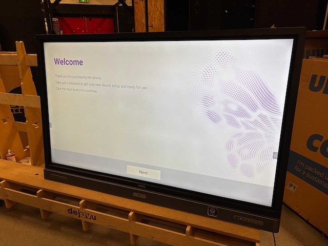 2018 benq rp704k interactive touchscreen 70" - afbeelding 1 van  5