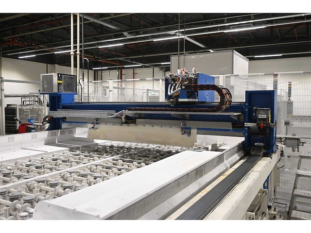 2018 benteler 040 pc processing center grinding cnc- glasbewerkingsmachine (c) - afbeelding 1 van  35