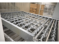 2018 benteler 5-delige aangedreven glas transport en positioneerband bocht-systeem (c) - afbeelding 3 van  14