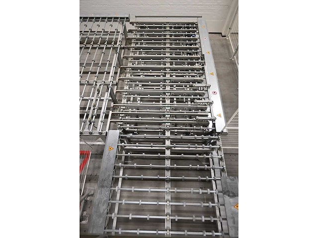 2018 benteler 5-delige aangedreven glas transport en positioneerband bocht-systeem (c) - afbeelding 6 van  14