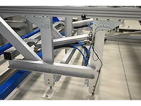 2018 benteler friction unit glas wrijf/rubbing machine inclusief kantelbare tafel, dubbele benteler (kantelbare) aanvoertafel en kantelbare uitvoertafel (c) - afbeelding 14 van  49