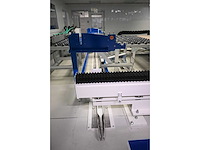 2018 benteler friction unit glas wrijf/rubbing machine inclusief kantelbare tafel, dubbele benteler (kantelbare) aanvoertafel en kantelbare uitvoertafel (c) - afbeelding 15 van  49