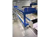 2018 benteler friction unit glas wrijf/rubbing machine inclusief kantelbare tafel, dubbele benteler (kantelbare) aanvoertafel en kantelbare uitvoertafel (c) - afbeelding 16 van  49