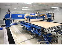 2018 benteler friction unit glas wrijf/rubbing machine inclusief kantelbare tafel, dubbele benteler (kantelbare) aanvoertafel en kantelbare uitvoertafel (c) - afbeelding 12 van  49