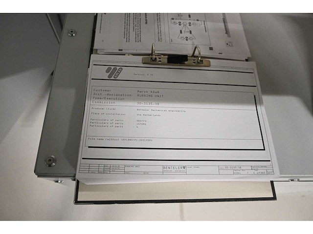 2018 benteler friction unit glas wrijf/rubbing machine inclusief kantelbare tafel, dubbele benteler (kantelbare) aanvoertafel en kantelbare uitvoertafel (c) - afbeelding 42 van  49