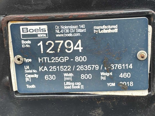 2018 boels graafbak - afbeelding 7 van  7