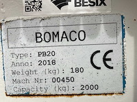 2018 bomaco pb20 pallethaak - afbeelding 7 van  7