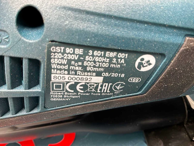 2018 bosch gst 90 be decoupeerzaagmachine - afbeelding 7 van  7