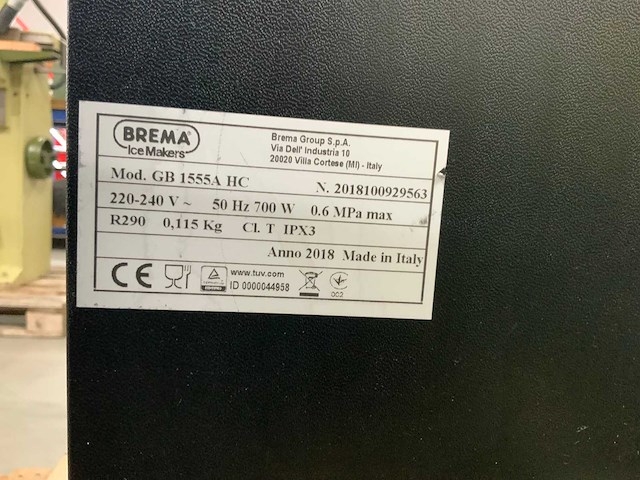 2018 brema gb 1555 hg scherfijsmachine - afbeelding 6 van  6