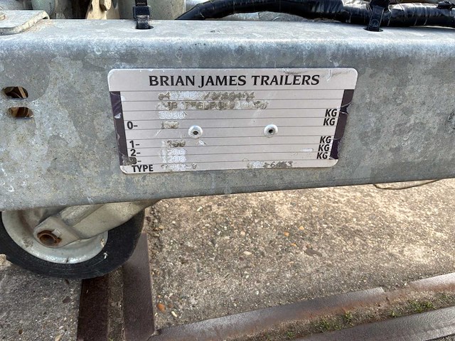 2018 brian james trailers cargo kantelbare autotransporter 3500kg 550x224cm - afbeelding 9 van  14