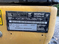 2018 caterpillar 301.7d minigraafmachine - afbeelding 30 van  31