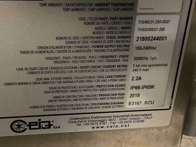 2018 ceia t/gms21 rvs doorval metaaldetector - afbeelding 6 van  6