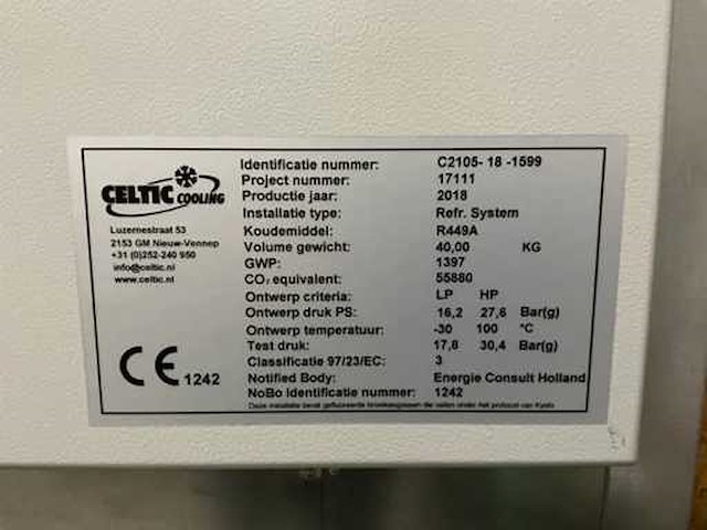 2018 celtic cooling koelcel (90 m2) - afbeelding 12 van  21