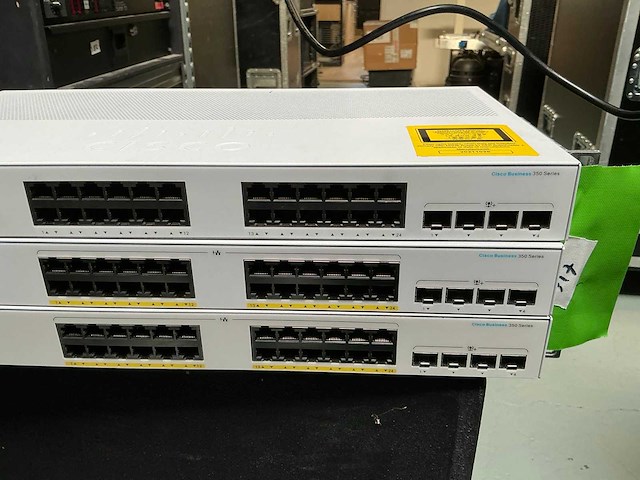 2018 cisco cbs350-24 netwerkswitch (3x) - afbeelding 2 van  3