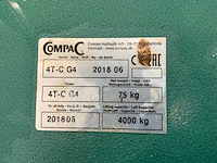 2018 compac 4t-c-g4 4000kg werkplaatskrik - afbeelding 3 van  9