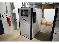 2018 compair / geveke d22hrs-10a-v3 olievrije schroefcompressor inclusief parker cdas hl clean dry air system en magnet luchttank - afbeelding 1 van  20