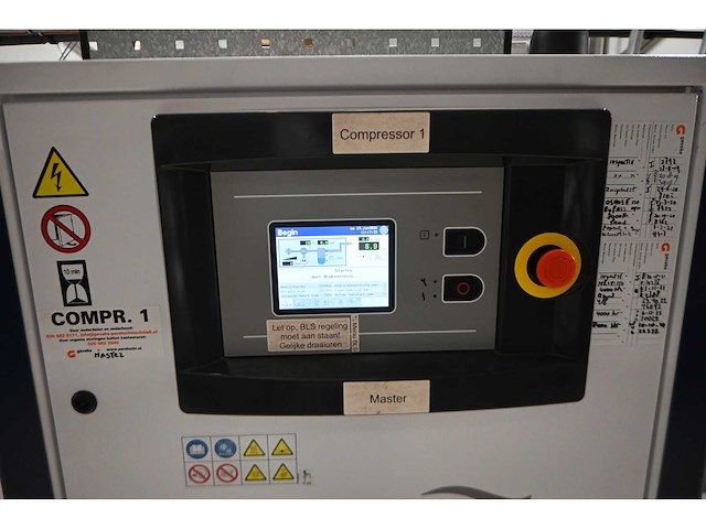 2018 compair / geveke d22hrs-10a-v3 olievrije schroefcompressor inclusief parker cdas hl clean dry air system - afbeelding 9 van  15