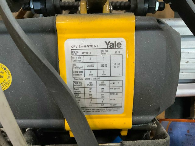 2018 cpv 2-8 vte ne elektrische kettingtakel en diverse - afbeelding 3 van  4