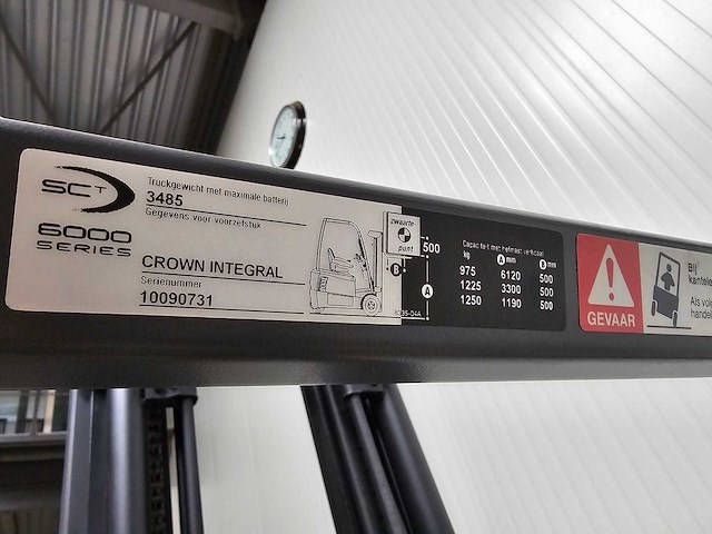 2018 crown sct6010-1.3 vorkheftruck - afbeelding 19 van  23